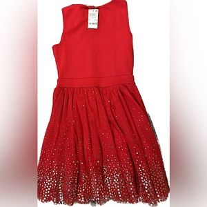 Girls Red Dress NWT SZ 7/8